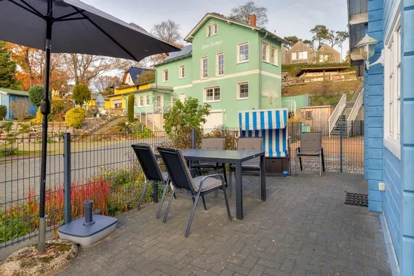 Terrasse  Ferienhaus Dat Fischerhus