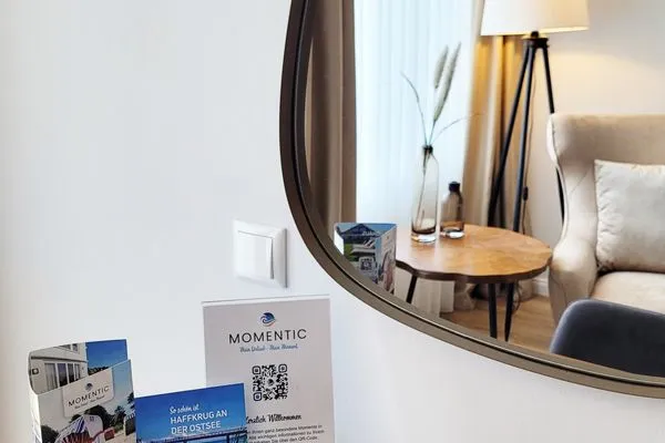 Rundum gut informiert - Alles auf einen Blick  Hochwertige Ferienwohnung in ruhiger Lage mit eigener Terrasse, nur 7 Gehminuten zum Strand entfernt