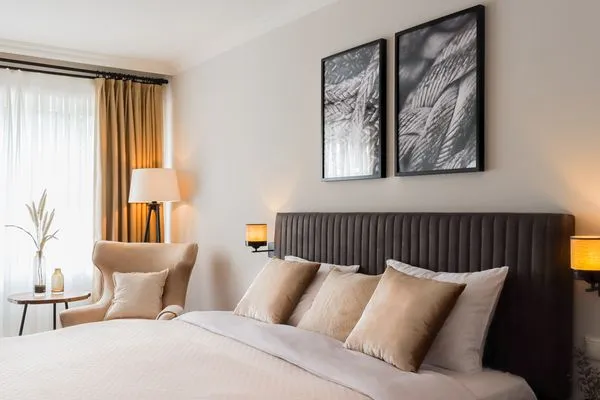 Moderne Hotelausstattung - Luxusmatratze  Hochwertige Ferienwohnung in ruhiger Lage mit eigener Terrasse, nur 7 Gehminuten zum Strand entfernt