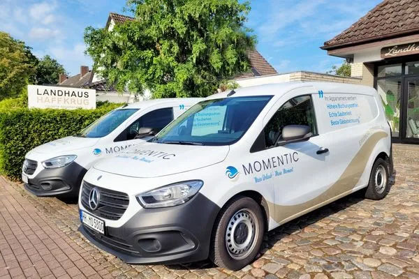 Dies ist ein modernes Appartement mit Momentic-Service  Hochwertige Ferienwohnung in ruhiger Lage mit eigener Terrasse, nur 7 Gehminuten zum Strand entfernt