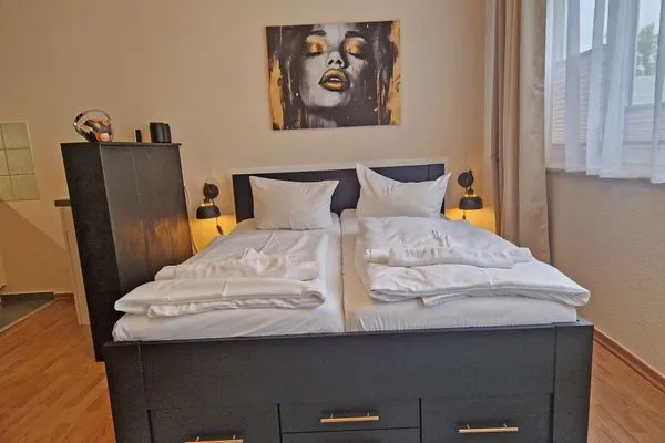 Schlafzimmer  Villa Monika, App. 3 - Deine Auszeit- in der Sassnitzer Altstadt