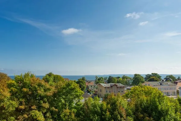 Meerblick  Villa am Kreidebruch, FeWo OstseeWeitblick - Panoramablick auf die Ostsee