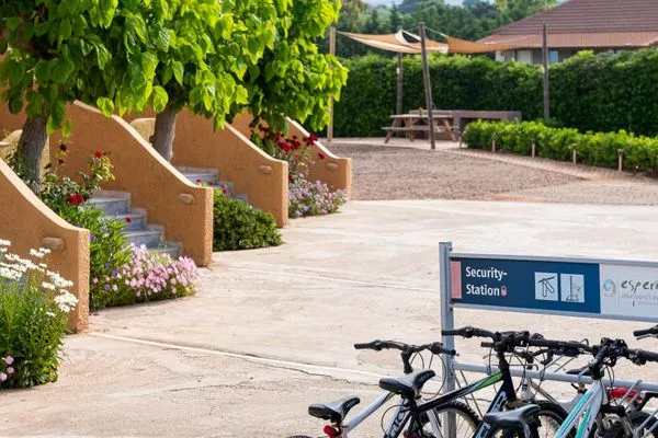 bicycles of the holiday homes  Esperides by the sea