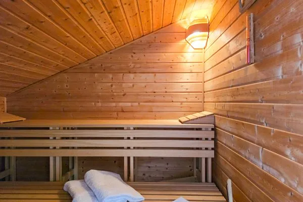 Sauna  Villa Friede-Marie, Penthouse Lenea - herrlicher Meerblick über die Ostsee