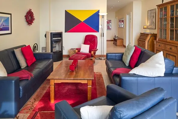 Wohnzimmer  Villa Friede-Marie, Penthouse Lenea - herrlicher Meerblick über die Ostsee