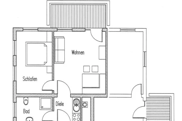 Ferienhaus Kuprella Ferienwohnung Kuprella 1 Nonnenhorn - 