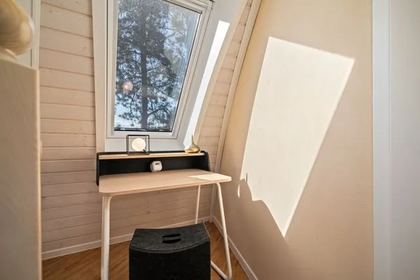 ChatGPT:Ferienhaus Nordkugel – Kugelhaus am Tollensesee – ruhiger Arbeitsplatz auf der Galerie mit Blick ins Grüne  Nordkugel