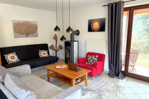 Wohnzimmer  Ferienwohnung Maximus