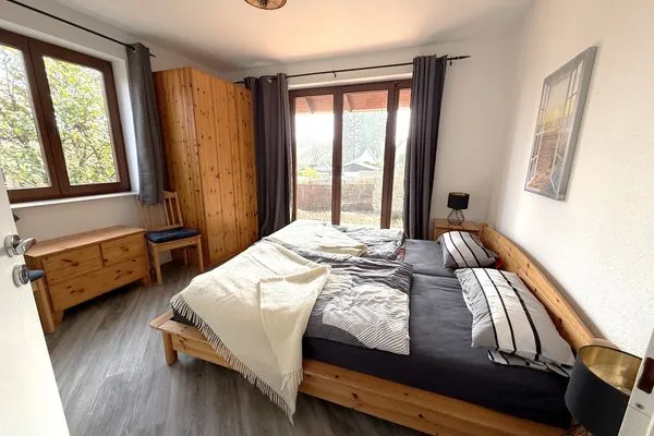 Schlafzimmer  Ferienwohnung Maximus