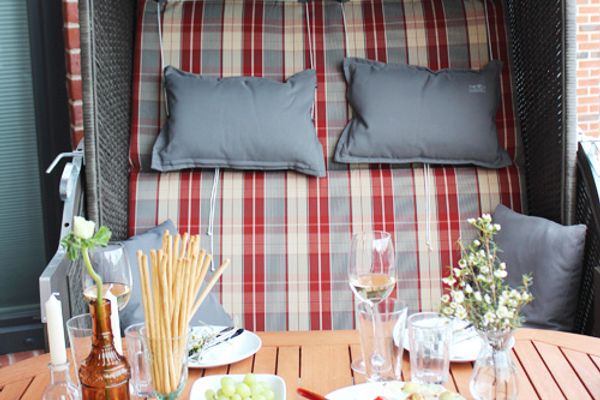 Bootshaus I Ferienwohnung Unter Fischen Wangerooge - Terrasse