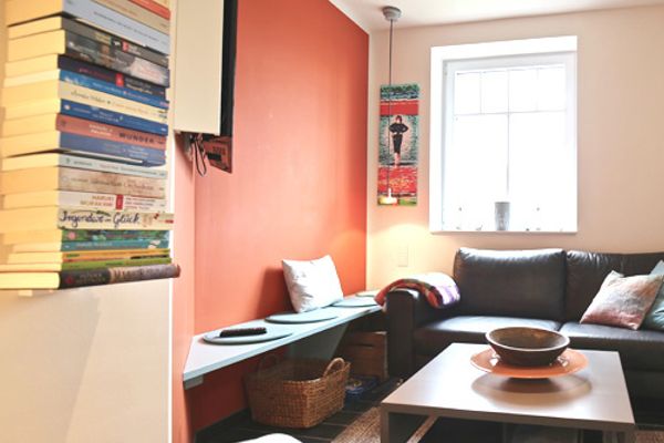 Bootshaus I Ferienwohnung Unter Fischen Wangerooge - Wohnzimmer