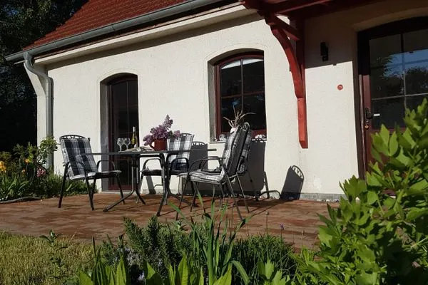 Terrasse  Familienhaus Sonne - mit Gartengrundstück