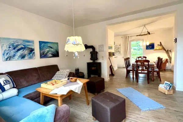 Wohnzimmer  Familienhaus Sonne - mit Gartengrundstück
