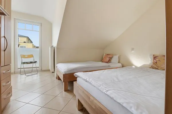 Schlafzimmer  Schloonseevillen, Whg. 10