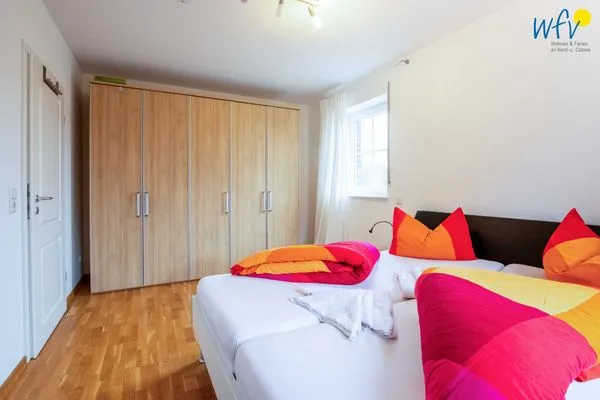 Schlafzimmer Ferienhaus Upholmstraße 105a Röverland