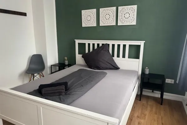 Schlafzimmer  Gemütliches Appartement "Maria" in Zeitz mit 3 Schlafzimmern