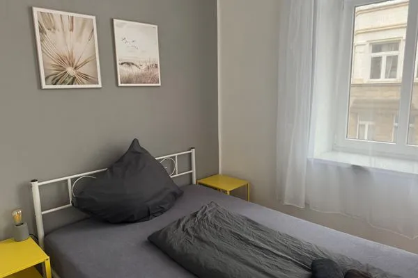 Schlafzimmer  Gemütliches Appartement "Maria" in Zeitz mit 3 Schlafzimmern