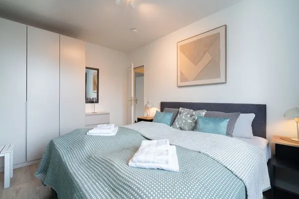 Schlafzimmer  Ferienwohnung "StrandPause 52"