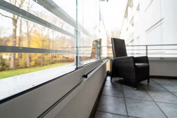 Balkon  Ferienwohnung "StrandPause 52"