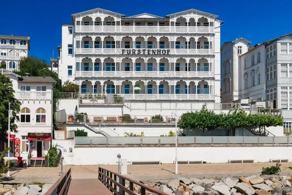 Fassade / Eingang  Fürstenhof App. 405 - mit Balkon und Meerblick