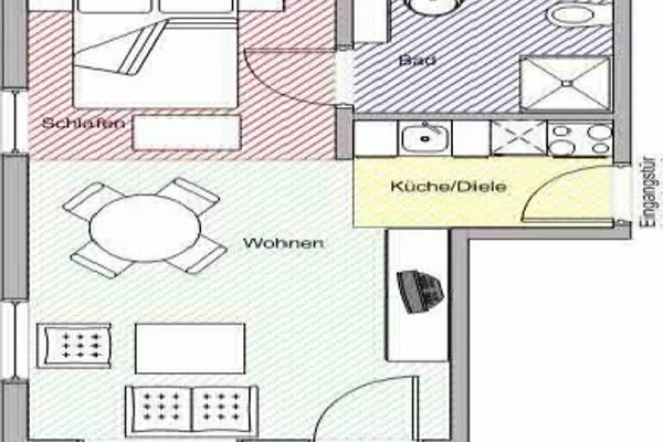   Souterrainwohnung am Fleesensee