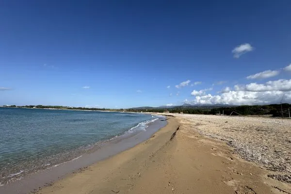 Lagouvardos beach after 2km  Esperides by the sea