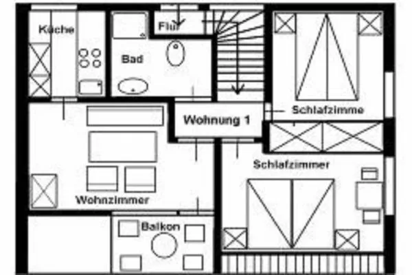 Grundriss  Pidder Lyng - FW 1
