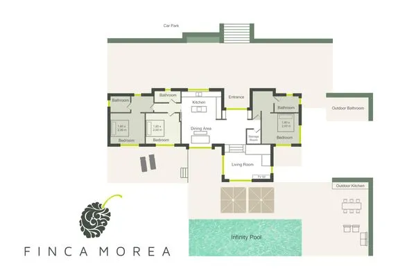 Grundriss  Finca Morea