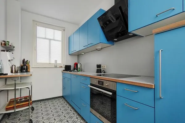 Küche / Küchenzeile  Meerblick-Ferienwohnung - Villa Bertha's Heim