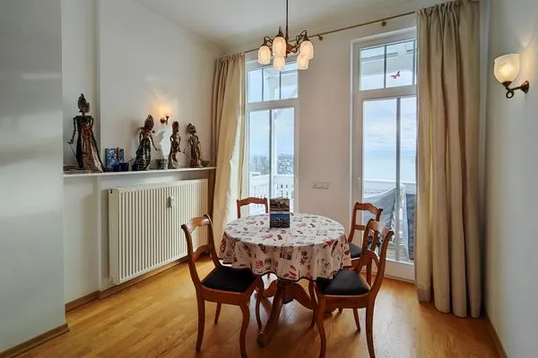 Wohnzimmer  Meerblick-Ferienwohnung - Villa Bertha's Heim