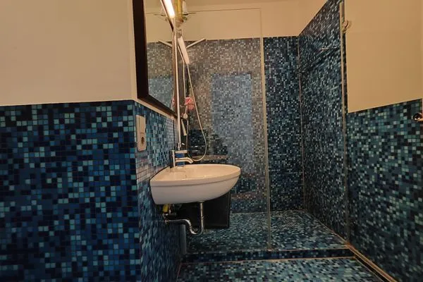 Badezimmer  Meerblick-Ferienwohnung - Villa Bertha's Heim