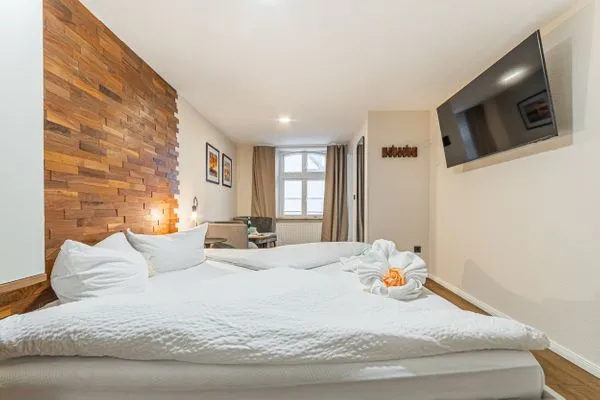 Schlafzimmer  Hotel Seepferdchen | Zimmer 2 | Eckernförde