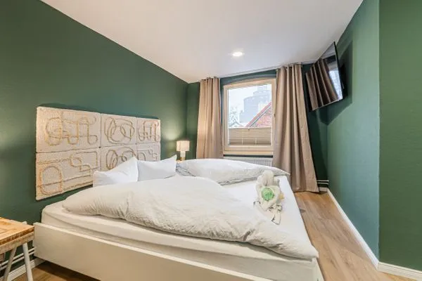 Schlafzimmer  Hotel Seepferdchen | Zimmer 6 | Eckernförde