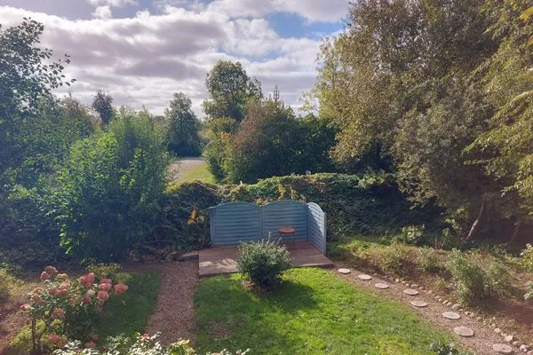 Blick in den Garten  Immi's Hus