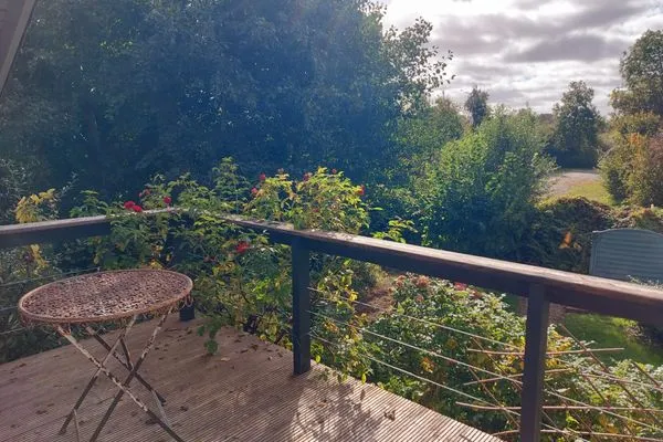 Balkon-Terrasse direkt am Haus  Immi's Hus