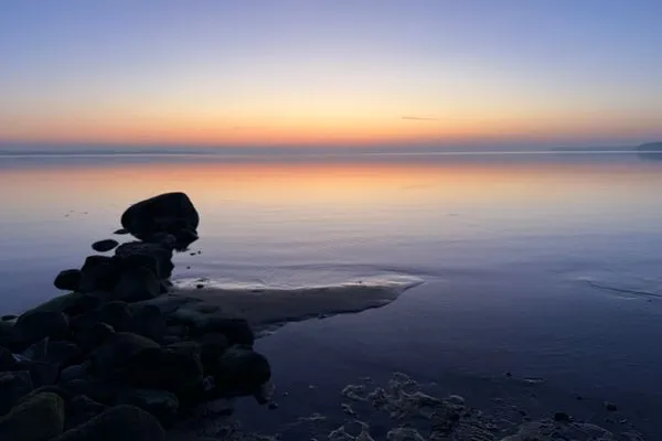Sonnenaufgang in Bockholm, Flensburger Förde  Immi's Hus