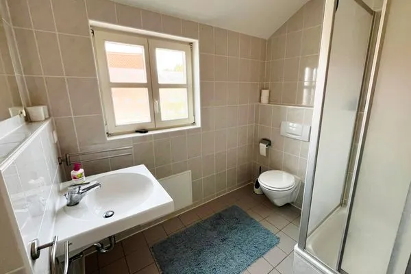 Badezimmer  Ferienwohnung Ostseelaune