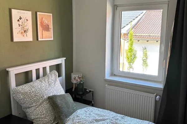 Schlafzimmer  Ferienhaus "Anita" in Eisleben mit 3 Schlafzimmern