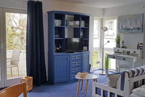 Wohnzimmer  Wohnung 10 - Kleiner Leuchtturm- in der Villa Monika