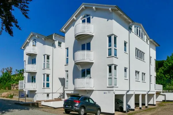 Fassade / Eingang  Wohnung 10 - Kleiner Leuchtturm- in der Villa Monika