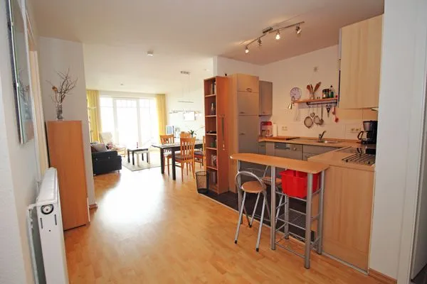 Wohnzimmer  Villa Prinz Heinrich - App.3 mit Balkon und Ostseeblick