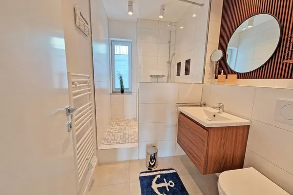 Badezimmer  Villa Küstenperle - App. Auszeit - Meerblick pur!