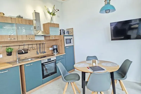 Küche / Küchenzeile  Villa Küstenperle - App. Auszeit - Meerblick pur!