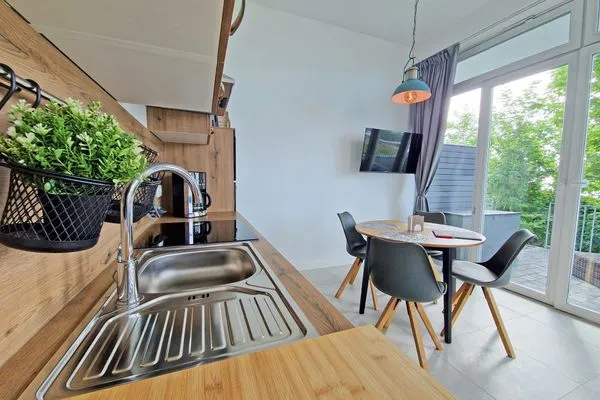Küche / Küchenzeile  Villa Küstenperle - App. Auszeit - Meerblick pur!