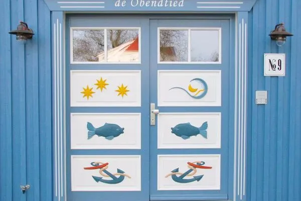 Hauseingangstür  de Obendtied - Wohnung 6 "Reet"