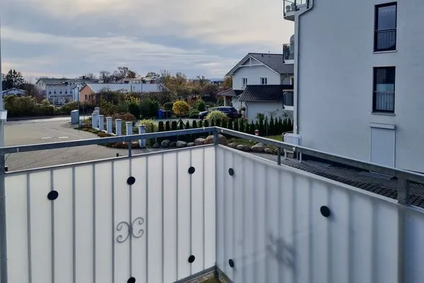 Balkon  Ferienhaus Zum Kreideblick, FW Seepferdchen