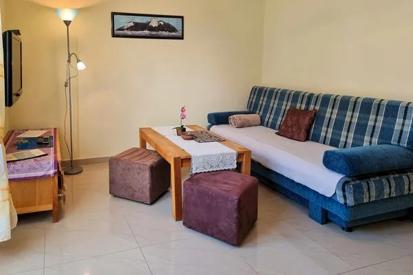 Wohnzimmer  Ferienhaus Zum Kreideblick, FW Seepferdchen