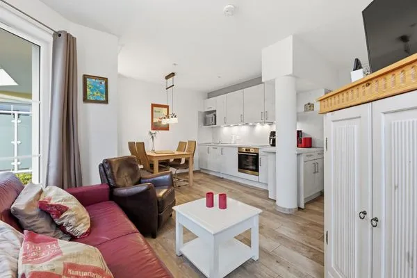 Wohnzimmer  Dünenresidenz, TiniMar B01