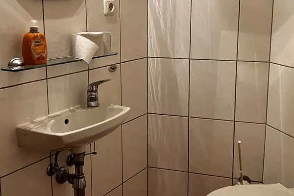 Badezimmer  Ferienwohnung Guder