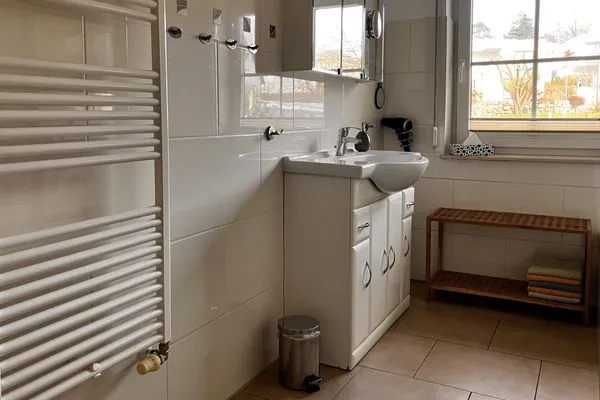 Badezimmer  Ferienwohnung Guder